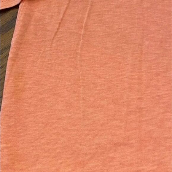 J. Crew Coral Ruffle Knit Top Medium - Picture 8 of 9